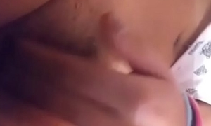 Sexy lalin girl succeed in scruffy when she touches her pussy