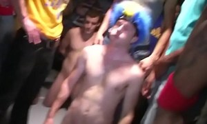 Frat beginners hazed all over the dormitory arena